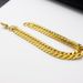 Authentic Personality Fashion Gold Color Dominant Titanium Steel Bracelet Trendy Men's Street Hip-Hop Jewelry Korean_ipsvogv.com