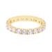 Fashion Light Luxury Single Row Zircon Ring Gold Plated Shining Row Of Gemstone Eternity Ring For Women_ipsvogv.com