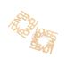 Exaggerated LOVE QUEEN Cut Letter High-end Simple Fashion Women's Earrings_ipsvogv.com