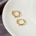 Sterg Sier Pearl Circle Ear Buckle High-grade Light Female Niche All-match Electroplated Gold-plated Earrings_ipsvogv.com