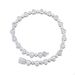 Hip Hop New Love Rock Candy Zirconium Splicing Necklace 12mm Geometric Cuban Chain Personality Fashion Trend Jewelry_ipsvogv.com