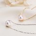 Freshwater Pearl Necklace Female Temperament Simple S925 Silver Passepartout Jewelry Fashion Versatile Pendant Jewelry_ipsvogv.com