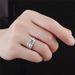 Jewelry Men's Wedding Diamond Inlaid Domineering Four Claw Couple Ring, Korean Version_ipsvogv.com