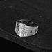 Titanium steel ring ring open adjustable stainless steel JESUS hand jewelry_ipsvogv.com