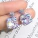 Cao Shi's New Super Sparkling Square Zircon Short Earrings Versatile Light Luxury Square Earrings for Women_ipsvogv.com