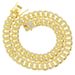 Hip hop full flat ancient Miami bar necklace for men's cool and domineering diamond studded buckle neck chain with a_ipsvogv.com