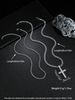 Fashion Full Diamond Hip Hop Cross Necklace Accessories Women's High Grade Long Style Stacked Collarbone Chain_ipsvogv.com