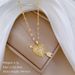 Steel 【 Titanium 】 Heart Piercing Arrow, Light Luxury Temperament, Gorgeous Full Diamond Necklace, Women's Versatile 【 】 Arrow, Temperament, Necklace,_ipsvogv.com