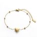 Bead Love Pendant Necklace For Women, Fashionable And Niche Design, Titanium Steel Jewelry, Gold Lock Bone Chain_ipsvogv.com