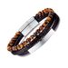 Men's Jewelry Street Tiger's Eye Beaded Stone Bracelet Personalized Retro Multi-layer Woven Leather Bracelet_ipsvogv.com