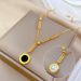 【 Full Body Titanium Steel 】 Roman Double-sided Chain Temperament And Personality Are Extremely Simple. The Real Gold_ipsvogv.com