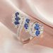 Cao Shifeng's Luxurious American Internet Famous Exaggerated Zircon Ring, Korean Version Petal New Wing Jewelry_ipsvogv.com