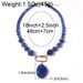 Ins Fashion Simple Niche Geometric Versatile Creative Two Color Beaded Retro Necklace Female_ipsvogv.com