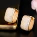 Cao Shichao's sparkling women's full diamond fashionable, simple, personalized. The earrings are cool and versatile,_ipsvogv.com