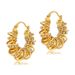 Genuine Gold Electroplated Spring Winding Design Personalized Ear Buckle Braiding Craft Inlaid Zircon Exquisite Trendy_ipsvogv.com