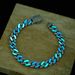 Men's Jewelry 8MM Cuban Link Bracelet With Full Diamond & Glow In The Dark, Hip Hop Chain For Men & Women, Unisex Streetwear Accessory_ipsvogv.com
