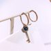 Devil's Eye Key Asymmetrical Earrings For Women Detachable Earrings For Women_ipsvogv.com