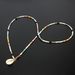 Collar Bohemian style colorful rice bead with personalized seashell necklace for women 12100_ipsvogv.com