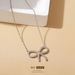 Jewelry bow necklace women clavicle chain Korean version simple ins niche design star same chain_ipsvogv.com