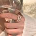 Starry Sky, Pearl, Double Layered Zircon, Simple, High End, Niche Fashion Ring, Finger Ring_ipsvogv.com