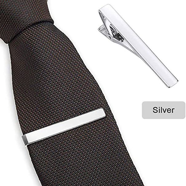 Men's Jewelry Tie Clips Copper Material Accessories Silver Gold Fashionable And Practical Security Tie Clips_ipsvogv.com