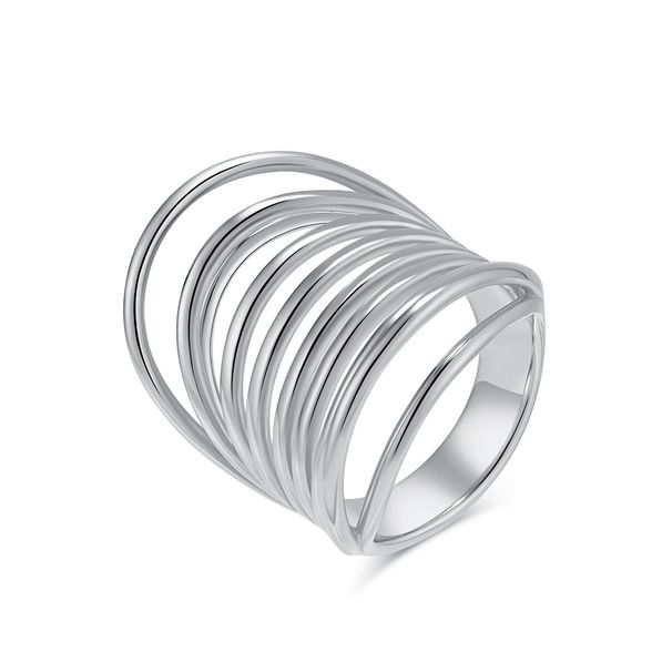 Simple personality exaggerated French titanium steel gold ring ring ladies high end fashion wear accessories_ipsvogv.com