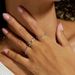 new Product S925 Silver Ring Female Rainbow Simple Multi Faceted Color Zirconium Finger Ring Row Ring Light Luxury Niche Spot_ipsvogv.com