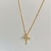 Cross Necklace For Women, Light Luxury, Niche Design, Full Diamond Collarbone Chain, Temperament, Stainless Steel_ipsvogv.com