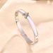 Net Red Titanium Steel Bracelet Female Letter V White Fritillaria Niche Design Luxury Ins Colorfast Hand Jewelry_ipsvogv.com