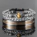Popular Jewelry Dragon Eagle Claw Blue Tiger Eye Set Stainless Steel Fried Dough Twists Bracelet_ipsvogv.com