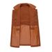 Women's fashion fur one with velvet thick suit collar wear loose plus fat plus leather coat on both sides_ipsvogv.com