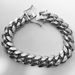 Titanium Round Polished Dragon Head Buckle Bracelet Stainless Steel Dense Chain Men's Hip-Hop High-Quality Jewelry_ipsvogv.com