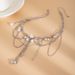 Exaggerated love rivet pendant sweet hot girl niche metal chain tassel necklace female_ipsvogv.com