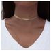 New Products Gold Plated Personalized Fishbone Necklace Women's Short Clavicle Necklace_ipsvogv.com