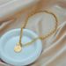 Fashion Personality Retro Portrait Round Brand Titanium Steel Pendant Chain Advand Temperament Cold Wind Simple_ipsvogv.com