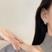 Women's Earrings Personality simple geometry diamond-encrusted earrings women's small hundred wings modeling earrings_ipsvogv.com