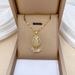 】 Leaf 【 Tulip Light Luxury Charm Gorgeous Full Diamond Necklace Women's Versatile Clavicle Titanium Steel Chain 【 】_ipsvogv.com