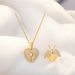 Personalized Love Opening And Closing Titanium Steel Necklace, Female Heart Shaped Wing Pendant, Year Fashion New Style_ipsvogv.com