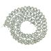 Trendy and fashionable full diamond Cuban chain necklace, street hip-hop trendy accessory, width 15mm_ipsvogv.com