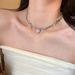 Zircon Crystal ! Love Light Luxury Niche End Cold Wind Necklace Clavicle Chain 2022 New High School Student_ipsvogv.com