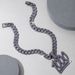 Hip Hop Purple Domineering Men's Full Diamond 1000 Point Pendant, Digital Tag, Cuban Chain Trendsetter Street Accessory_ipsvogv.com