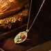 Natural Pearl Flower Necklace Oil Painting Series Summer New Products Necklace High End Niche Clothing Accessories_ipsvogv.com