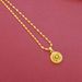 Hollow Out Design Gold-plated Necklace Pendant Earring Ring Three Piece Jewelry Set_ipsvogv.com