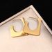 Individualized Titanium Steel Earrings With Cold Style, Geometric Versatile Fashionable And Elegant Earrings, Jewelry_ipsvogv.com