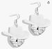Hot Sale Disco Earrings Non Mainstream Hooded Earrings Metal Texture Party Accessories_ipsvogv.com