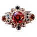 Sanjie Luxury Simple Dazzling Inlaid Zircon Color Diamond Ring Women's Jewelry_ipsvogv.com