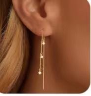 Women’s Jewelry Set Fashion Brass Real Gold Electroplating Inlaid Zircon Fashionable Four Pointed Star Pendant Earrings Ladies Three Piece Set_ipsvogv.com