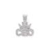 Personalized fashion niche design hip hop Cuban crown CEO pendant necklace unisex_ipsvogv.com