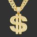 Men Women Hip Hop Big Pendant Necklace 13mm Miami Cuban K Choker Chain Necklaces Bg Charm Statement Jewellery_ipsvogv.com