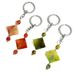 Natural Stone Square Agate Key Chain Pendant Bag Pendant Accessories_ipsvogv.com